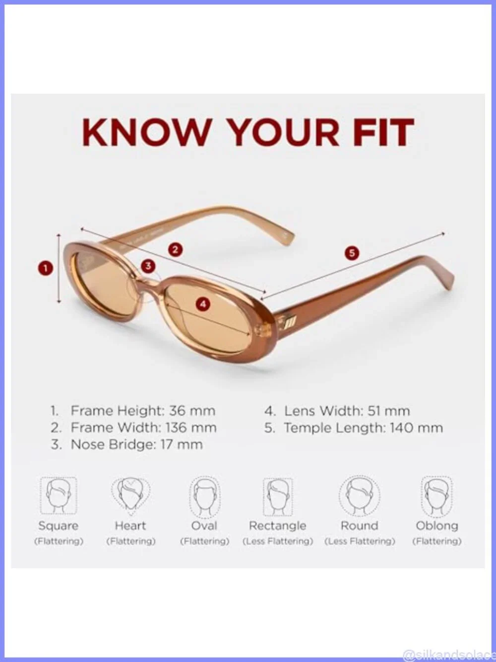 Oval Retro 90s Style Sunglasses Polarized UV Protection Half-Frame